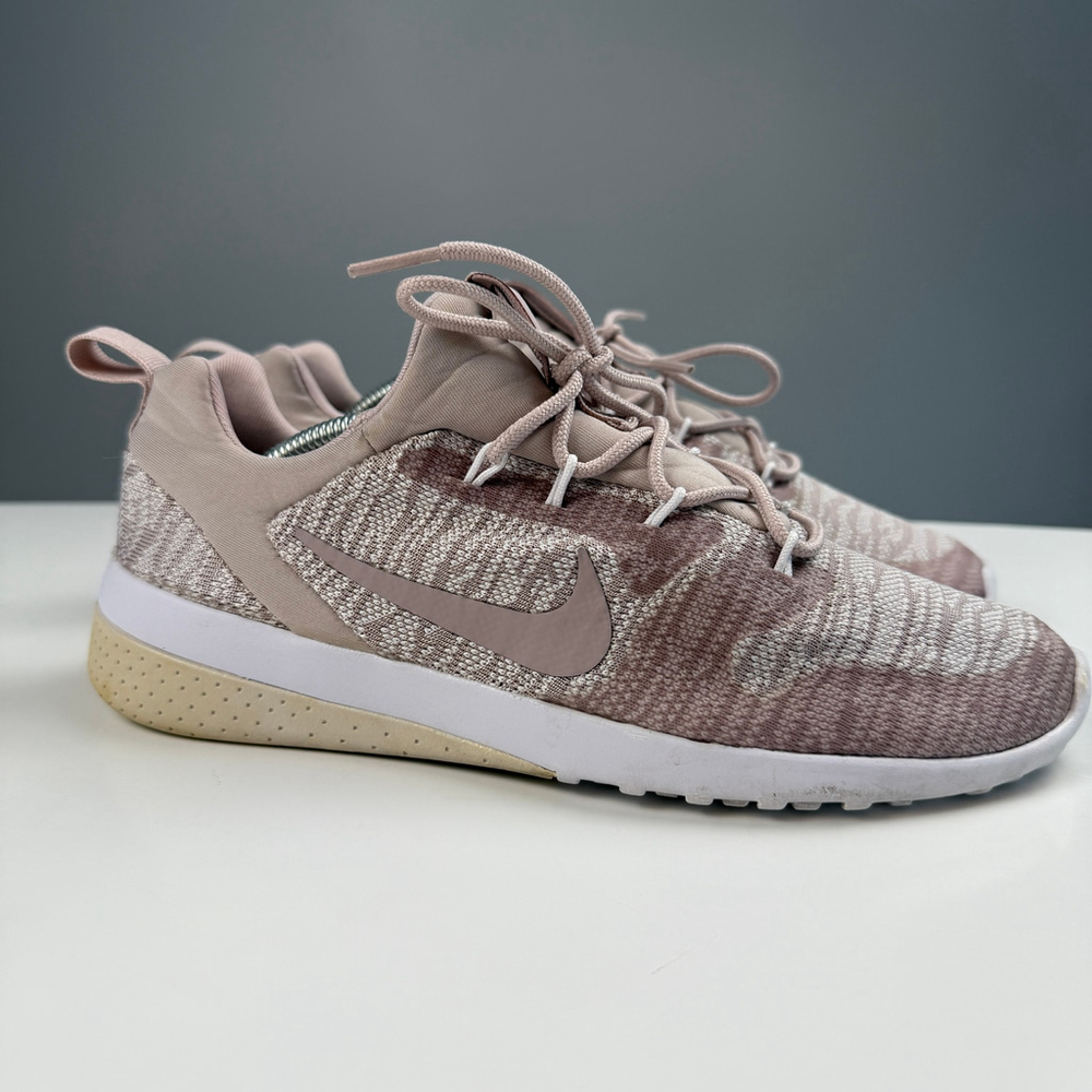 Nike CK Racer Pink White Knit Sneakers shoes women Size 6.5